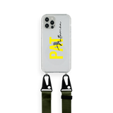 iPhone : Customised Clear Case with Lanyard : 2 Tone Match