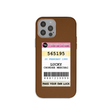 iPhone : Leather Case : Lucky Lottery