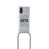 Samsung : Clear Case with Sling : Repeat Pattern